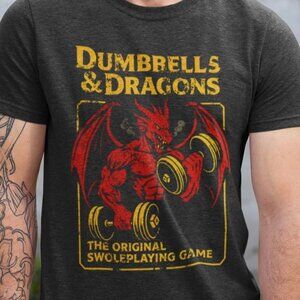Funny Gym DnD Gildan Workout Parody Dungeon Master Tee